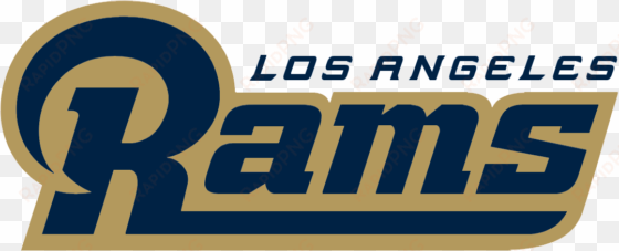 Los Angeles Rams Textlogo - La Rams Logo Png transparent png image
