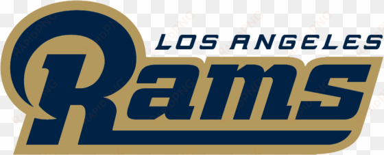 los angeles rams textlogo - la rams logo png