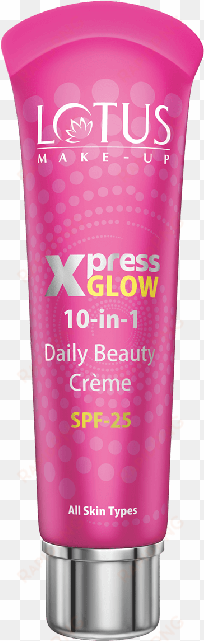 lotus make-up xpressglow daily beauty cream - lotus herbals xpress glow 10 in 1 daily beauty cream,