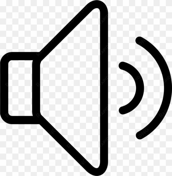 loudspeaker - volume icon png white