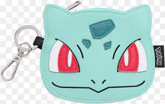 loungefly pokemon bulbasaur face coin purse