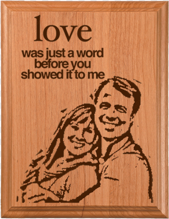 love plaque - love