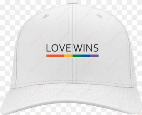 love wins gay pride hat - baseball cap