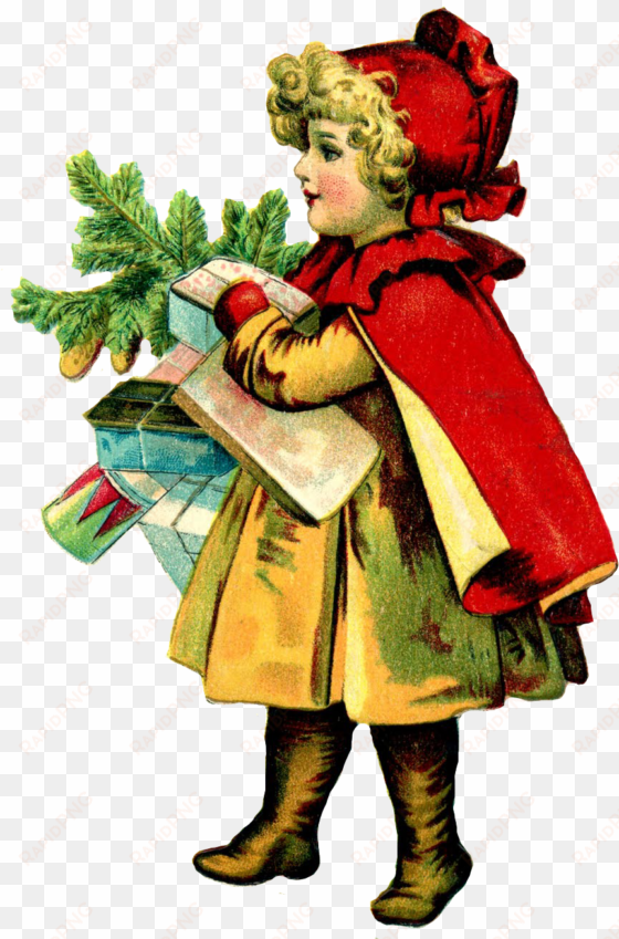 Lovely Ideas Christmas History Clip Art Clipart Candy - Vintage Christmas Cards 3 transparent png image