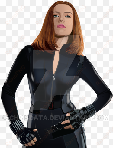 Lovely Scarlett Johansson Black Widow Wallpaper Avengers - Vector Graphics transparent png image
