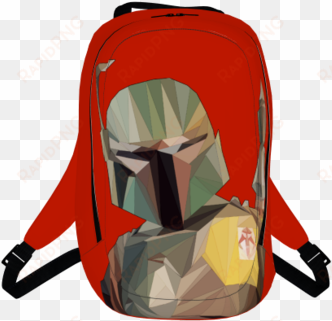 low poly boba fett backpack - backpack