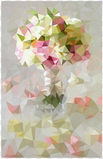 low poly pastel flower poster 11*17 - bouquet iphone 6 slim case by ivaw