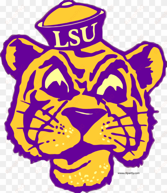 lsu tiggers logo clip art clipart png image download - lsu vintage logo png