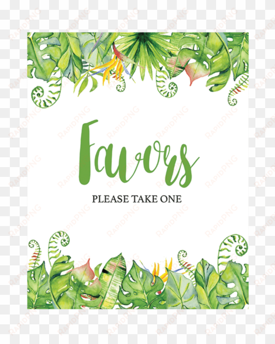 luau party favors sign download by littlesizzle - troical headband station sign