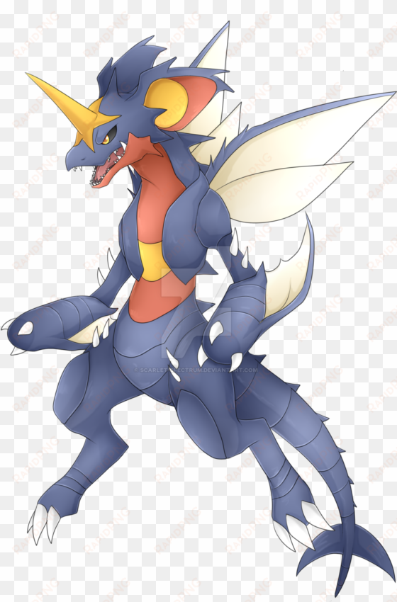 lucario and garchomp fusion