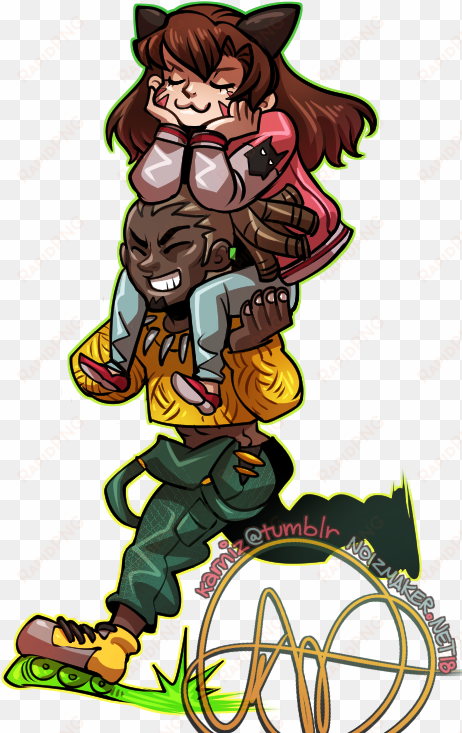 lucio and d - lucio overwatch black panther