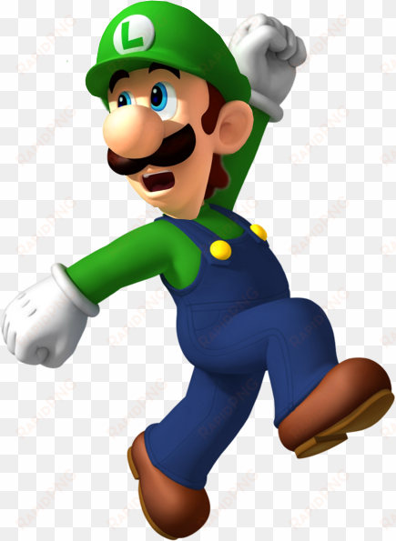 luigi nsmbod - super mario luigi png