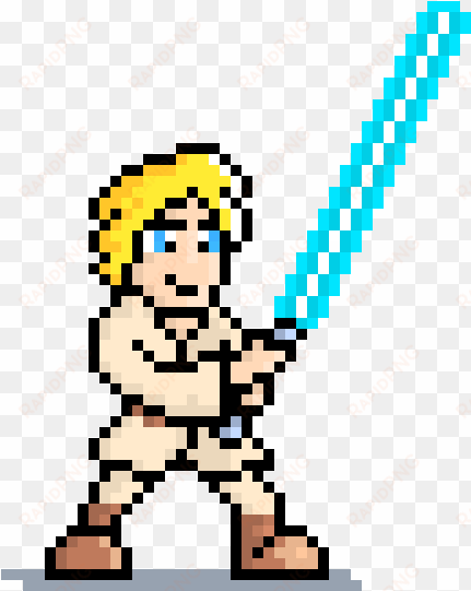 luke skywalker - pixel art luke skywalker