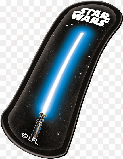 luke's first lightsaber has a bright blue blade and - gadget