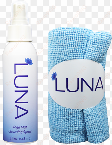 luna yoga mat wash - luna yoga mat cleaner spray kit 4oz 100% natural organic