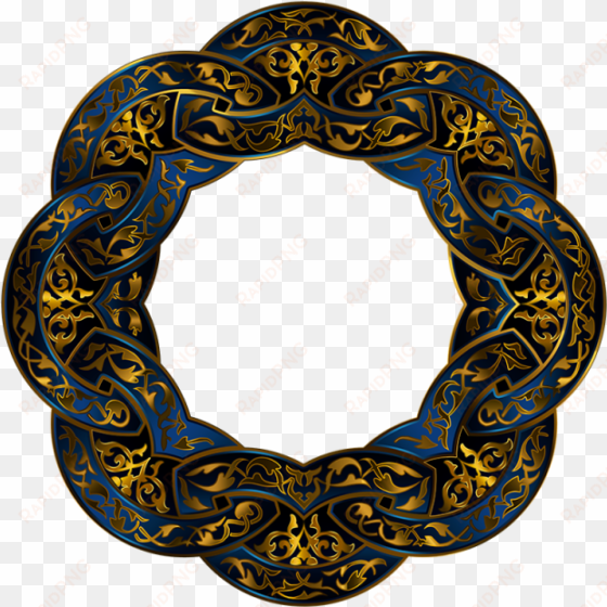 luxury islamic round frame ornament, luxury, octagon, - portable network graphics