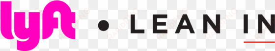 Lyft Leanin Logo Lockup - Logo transparent png image