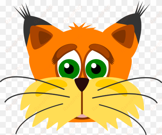 lynx clipart lynx head - lynx cartoon face