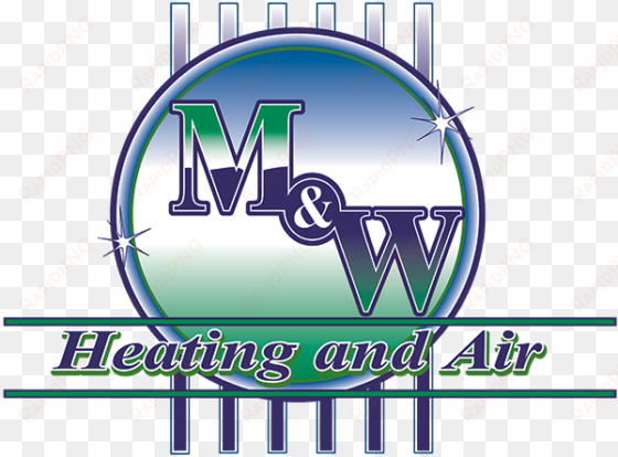 m & w heating and air logo - m & w heating and air