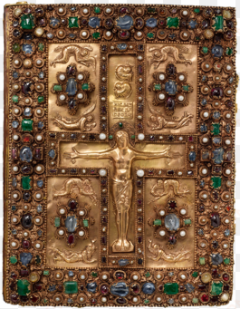 m1 front cover 0 - cover of binding lindau gospels