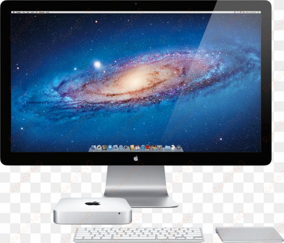 mac mini - apple thunderbolt display - 27" ips led monitor