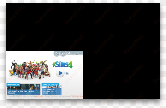 [mac] sims 4 minimizing at title screen - sims 4