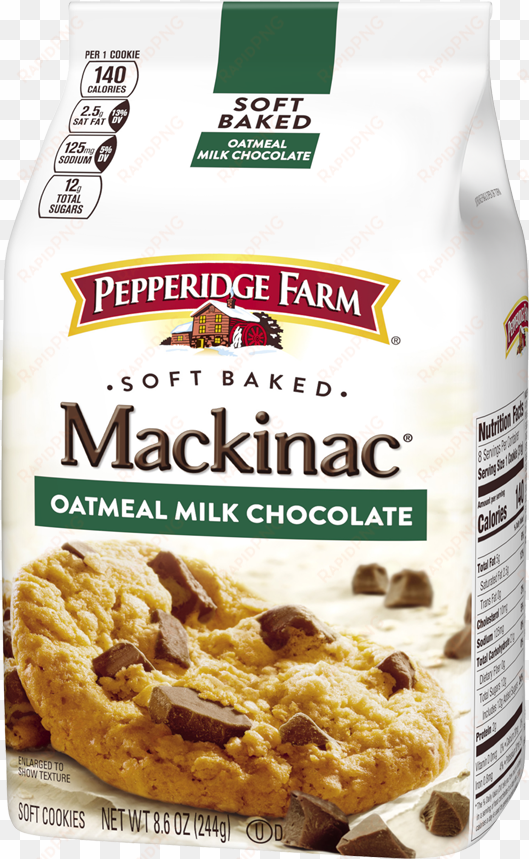 mackinac® soft baked oatmeal milk chocolate chunk cookies - pepperidge farm oatmeal cookies