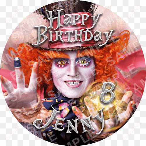 mad hatter - alice in wonderland mad hatter art image poster gloss