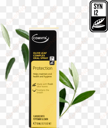 made from fresh olive leaves - comvita olive leaf complex - oral spray 20ml oral spray