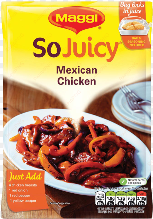 maggi so juicy mexican - maggi so juicy mexican chicken - 40g - pack