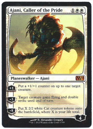 magic the gathering cards png image royalty free library - magic the gathering: ajani caller of the pride - magic