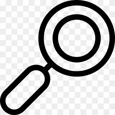magnifying glass icon vector - magnifying glass
