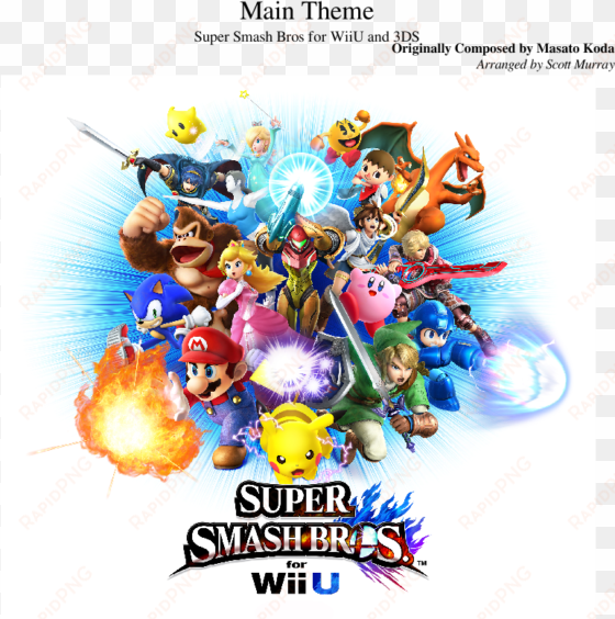 main theme sheet music composed by originally composed - super smash bros deluxe nintendo switch
