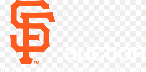 major league baseball auction - sf giants sticker