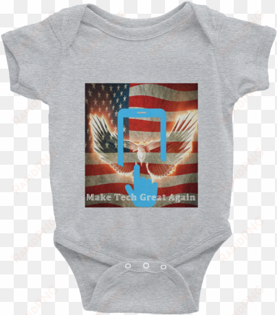 make america great again / make tech great again infant - daddy's fishing buddy outfit