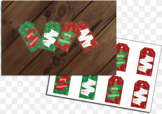 Make These Classic Gift Tag Designs For All Your Holiday - Christmas Day transparent png image