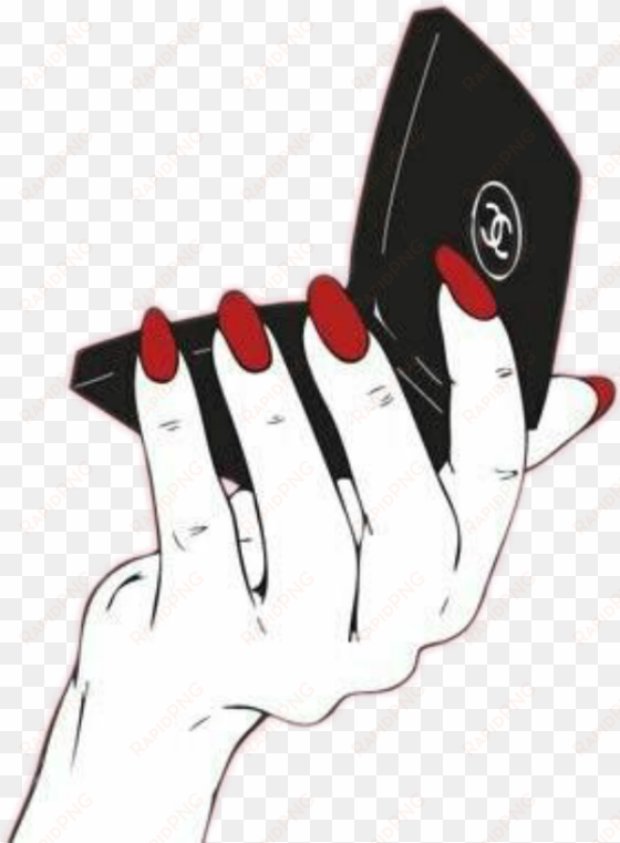 makeup hands tumblr - makeup tumblr png