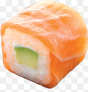 maki salmon roll avocado - roll salmon png