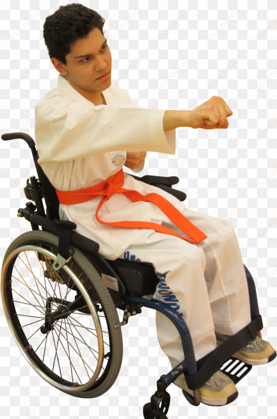 male wheelchair punch - wheelchair