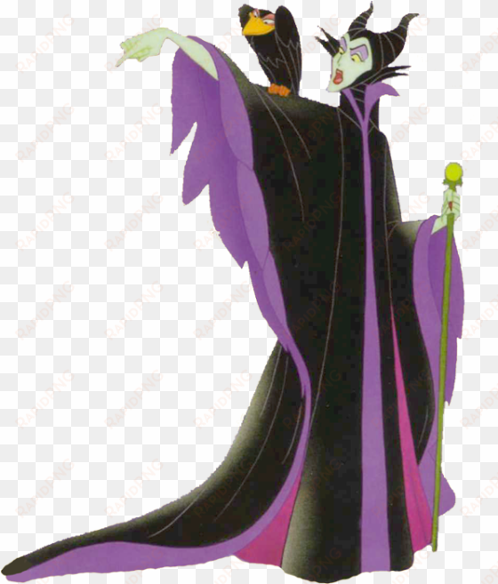 maleficent & diablo point clipart - maleficent