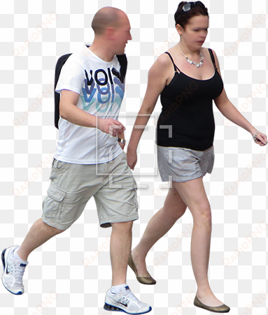 man and woman walking - woman png walking man
