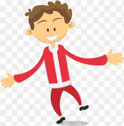 Man In A Santa Costume, Christmas, Party, People Png - Christmas Day transparent png image