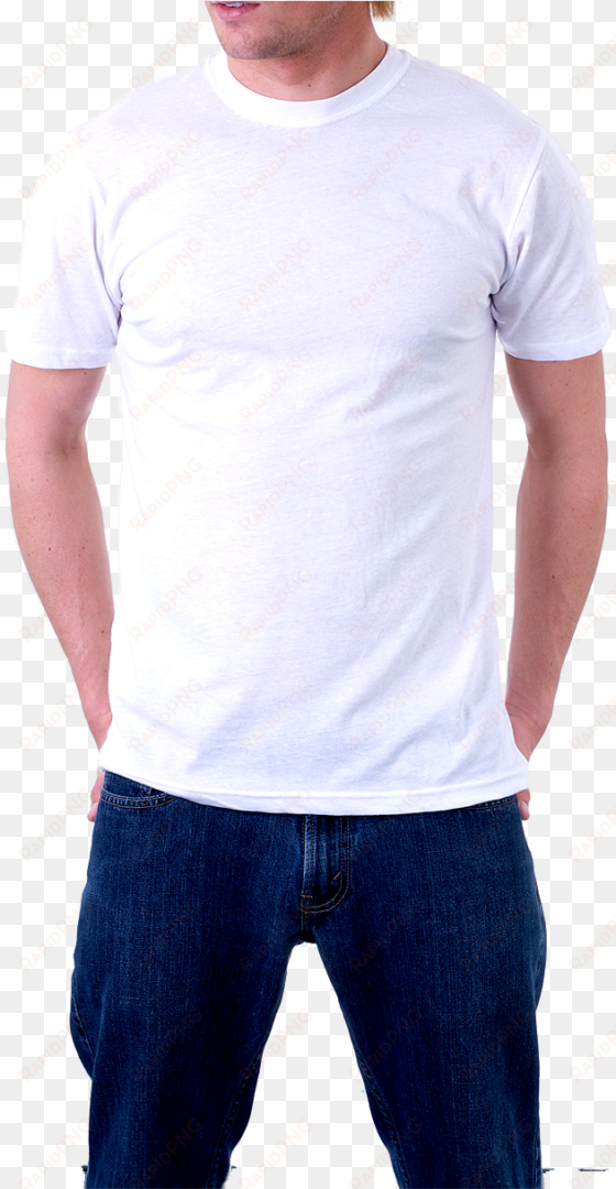 man in white t-shirt png image