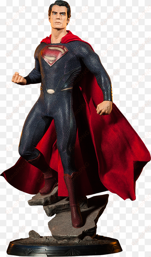 man of steel - sideshow collectibles superman premium format polystone