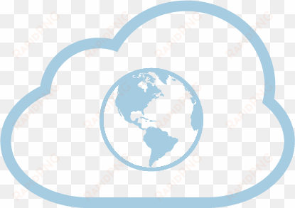 managed public cloud hosting - linkwell 45x45cm 18" dark blue nice world map cushion