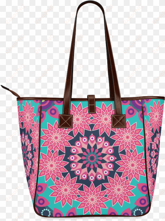 mandala floral pattern classic tote bag - tote bag