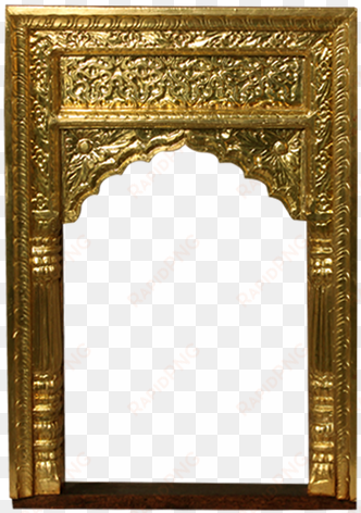 mango wood jharokha mirror frame - jharokha pattern