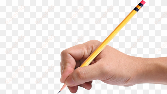mano con lapiz png - transparent hand holding a pencil