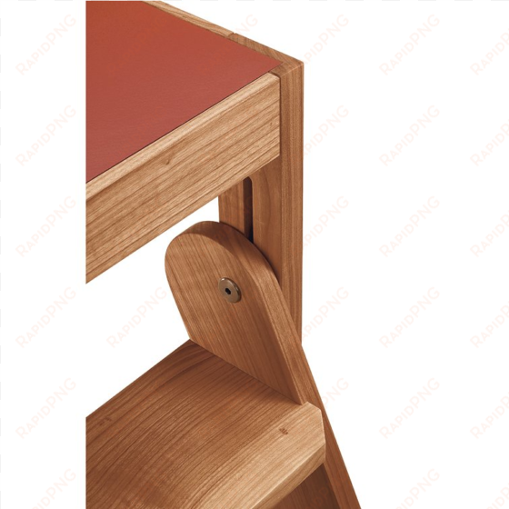 manufactum cherry wood stool and ladder - end table