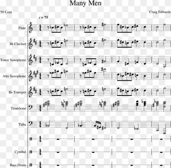 many men sheet music composed by craig edwards 1 of - weekend sza sheet music